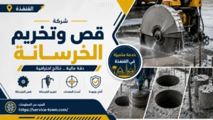 شركة قص وتخريم الخرسانة بالقنفذة